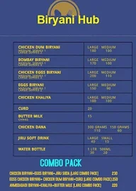 Biryani Hub menu 1