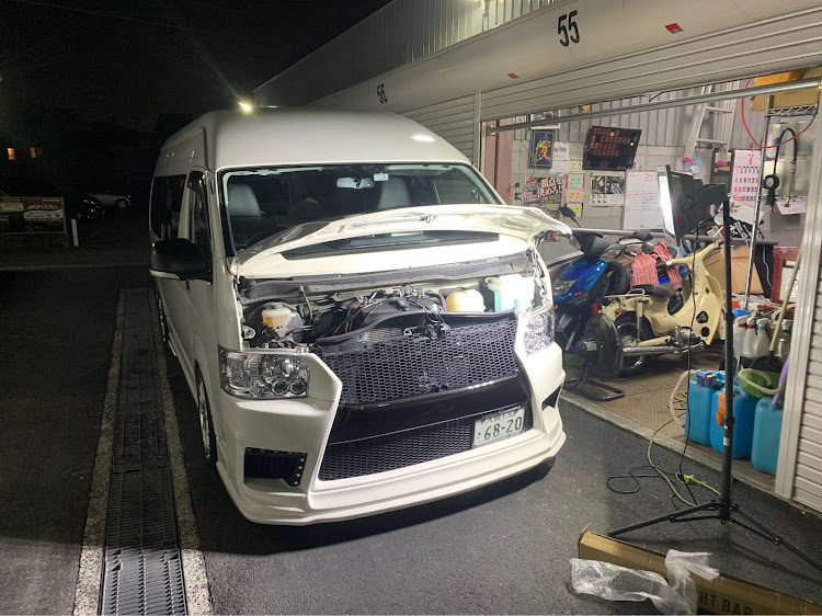 ハイエースバンのハイエース・スパロン連合艦隊・スパロン・レジアスエース・DIYに関するカスタム事例の投稿画像1枚目
