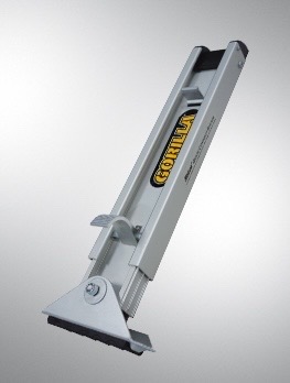 The best ladder to clean gutters would have ladder levellers installed