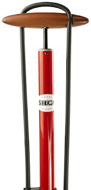 Silca Pista Floor Pump - Steel Body, Compact Ash Wood Handle, 220psi, Classic Press-On Chuck alternate image 2