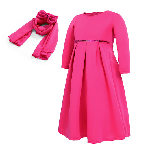 Title 1, Girls Dress Turban Bowknot Set. Adorable and c...