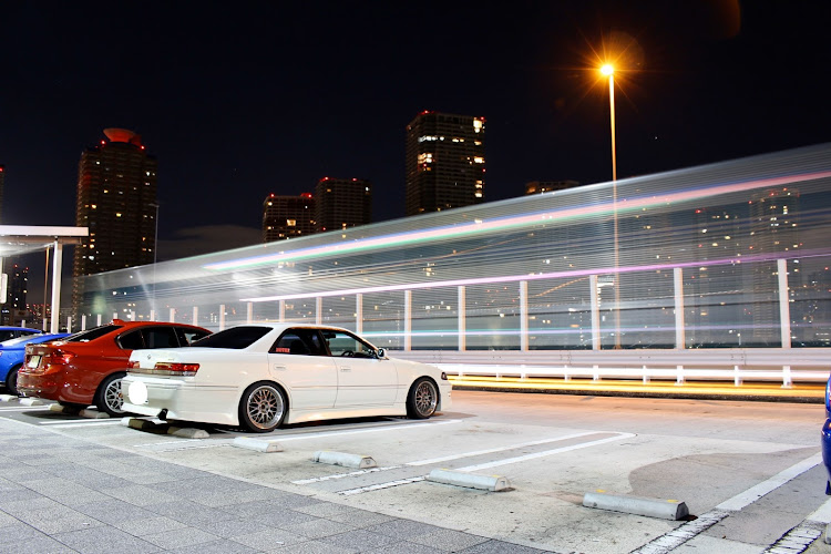 マークIIの夜のカメ活・JZX100・マークII・辰巳pa・遠征投稿に関するカスタム事例の投稿画像4枚目