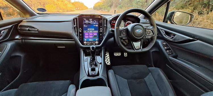 Subaru’s made good strides in the upmarket appeal of the interior. Picture: DENIS DROPPA