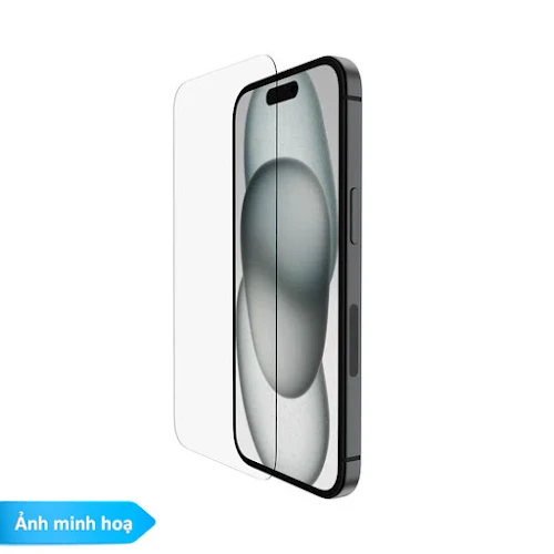 Miếng dán màn hình điện thoại kính cường lực Belkin iPhone 15 Pro Max (có khay dán)