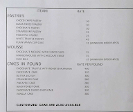 Cake N Cooki menu 1