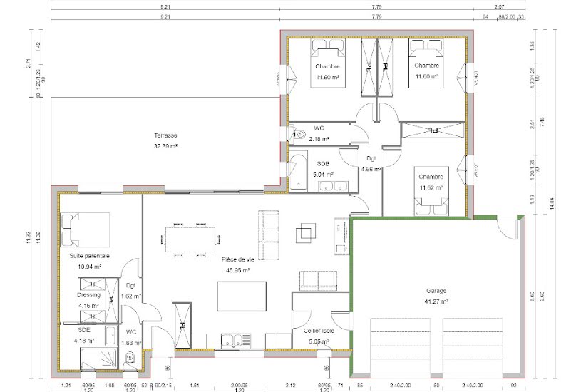  Vente Terrain + Maison - Terrain : 974m² - Maison : 120m² à Bretx (31530) 