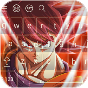 Anime Keyboard Emoji: Super Saiyan Goku Keyboard  Icon