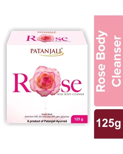 Patanjali Rose Body Cleanser - 125 gm