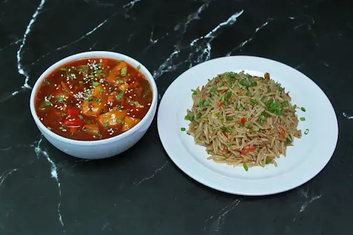 Chilli Paneer & Fried Rice/Noodle