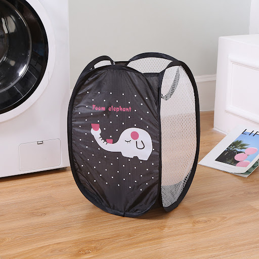 Title 10, Cartoon Cloth Toy Clothes Storage Basket. A fun...