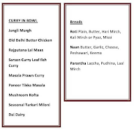 Sethi's Kitchen menu 3