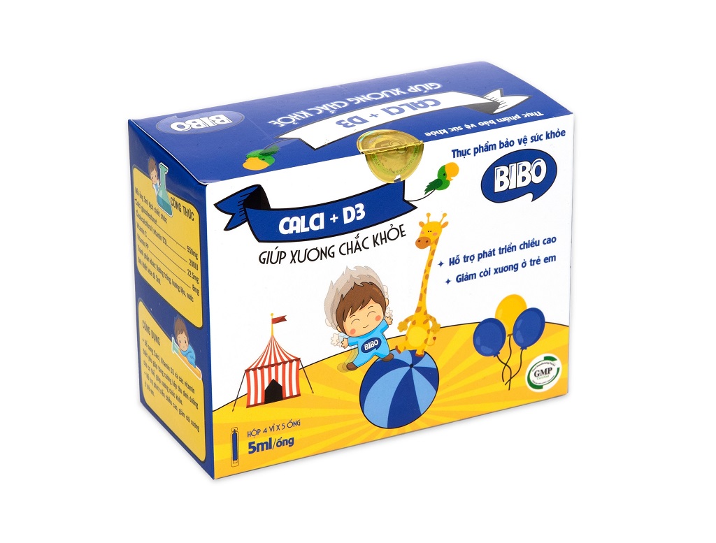 Bổ sung Calci D3 BIBO hỗ trợ tăng chiều cao cho bé 1 tuổi