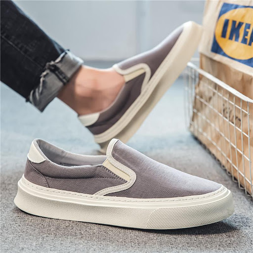 Title 6, Summer Breathable New Canvas Shoes Men. Lightwe...