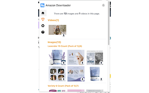 Amazon Downloader | Download images & videos