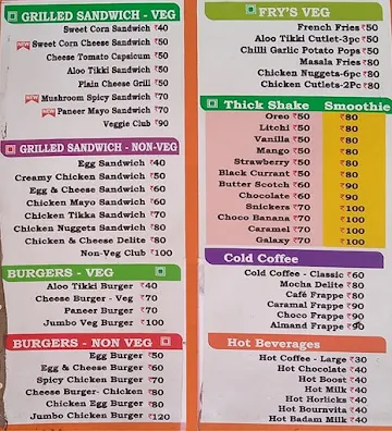 Rolls Kitchen menu 