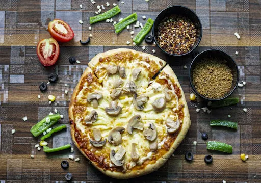 Mushroom And Cheese Pizza