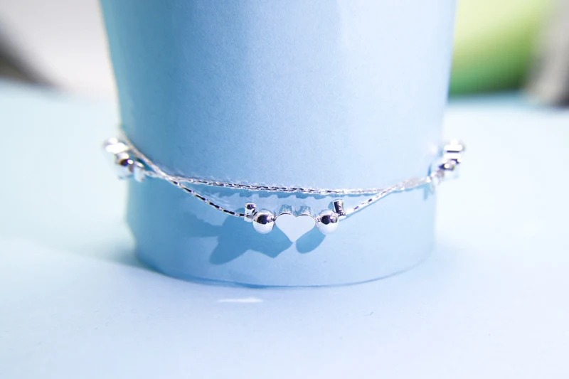 Title 6, Bracelet Cœur Mode Coréenne Femme Double Couche...
