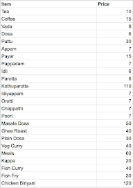 Sheeba Hotel menu 3