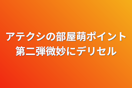 アテクシの部屋萌ポイント第二弾微妙にデリセル