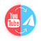 Item logo image for YouTube → Telegram