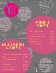 N&N Cake Shop menu 1