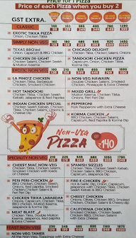 La Pino'z Pizza menu 2