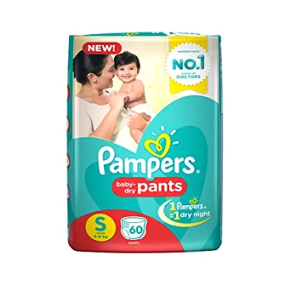 Pampers Small - 60 Diaper Pants - 60 pcs