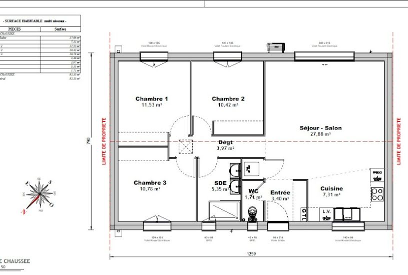  Vente Terrain + Maison - Terrain : 622m² - Maison : 80m² à Écoyeux (17770) 