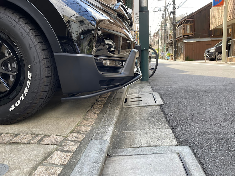 CR-VのCR-Vハイブリッド・バンパーガード装着・LP aventure・加工必要・3時間かかったど笑に関するカスタム事例の投稿画像3枚目