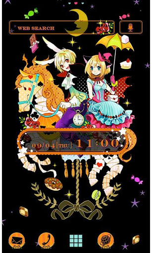 Screenshot Alice's Halloween Wallpaper