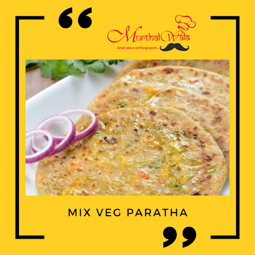 Mix Veg Ka Prantha(Tawa)