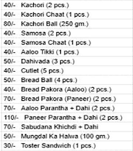 Tasteilla Snacks menu 1