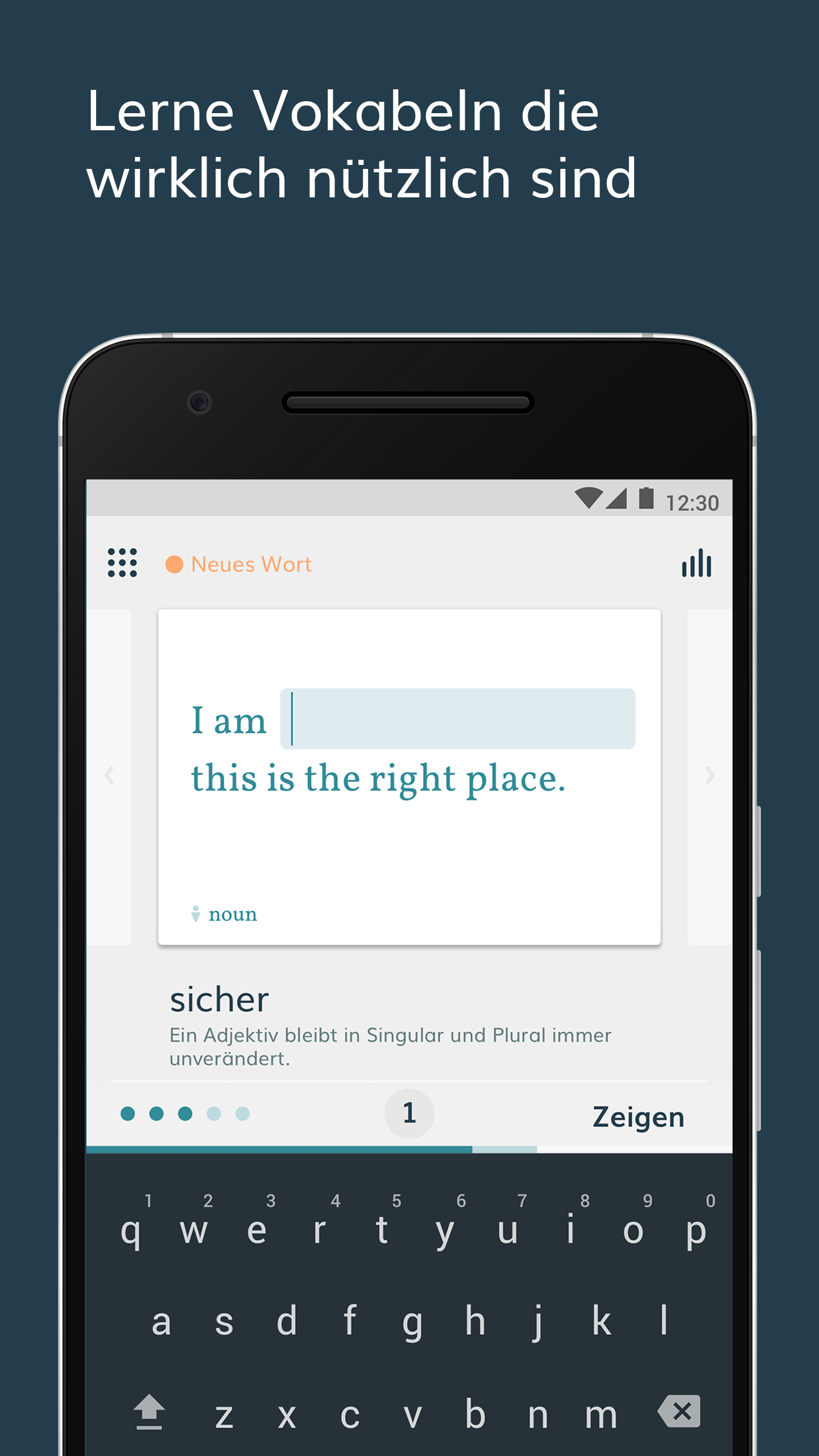 Android application Lingvist: Learn Languages Fast screenshort