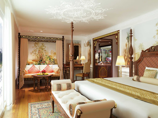 The Viceroy Suite  on  Uniworld's Ganges Voyager II, which sails India's Ganges River.