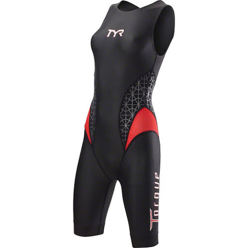 TYR Women's Torque Pro Swimskin - Small Black/Red (open box)