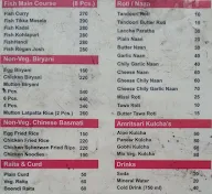 Desi Zayka menu 2