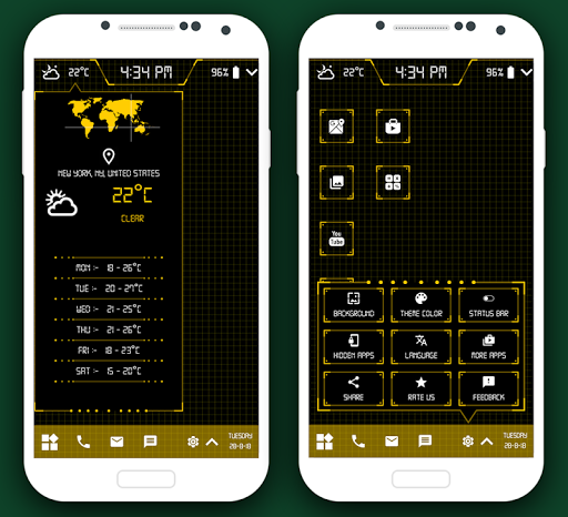 Hightech Window Launcher 2019 - hitechthmelauncher