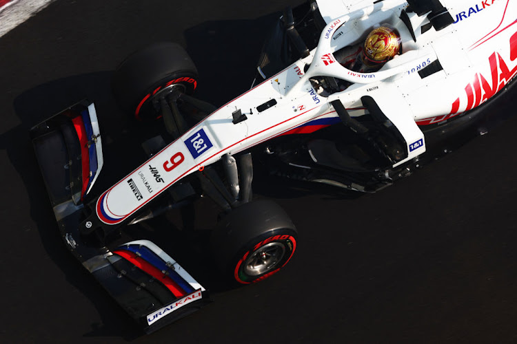 Nikita Mazepin during final practice ahead of the F1 Grand Prix of Abu Dhabi at Yas Marina Circuit on December 11, 2021 in Abu Dhabi, United Arab Emirates.