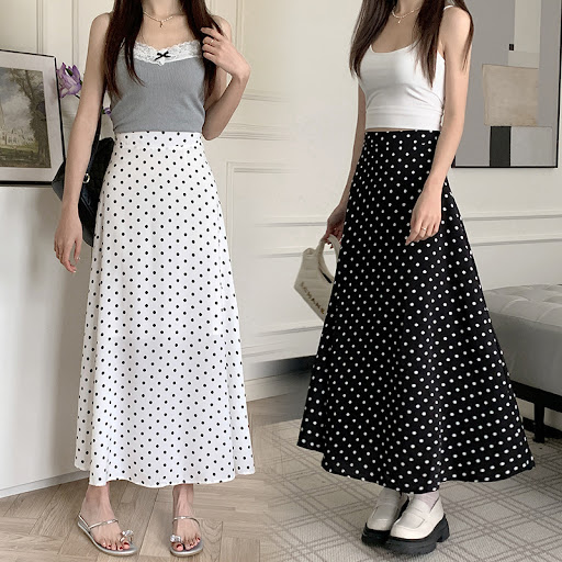 Title 2, Womens Mid-length Elegant Large Swing Skirt. A...