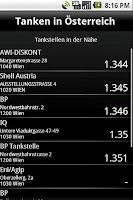 Tanken in Österreich Screenshot