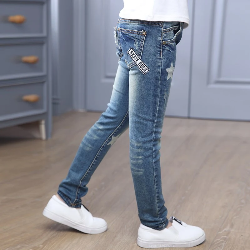 Title 8, Meisjes jeans met middelhoge taille en stretch....