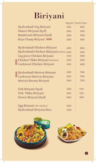 Biriyani Point menu 2