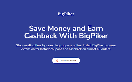 BigPiker - Get Cashback & Giftcard reminders