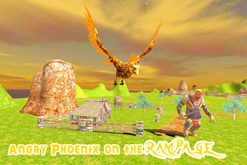 Android application Angry Phoenix Simulator 3D screenshort