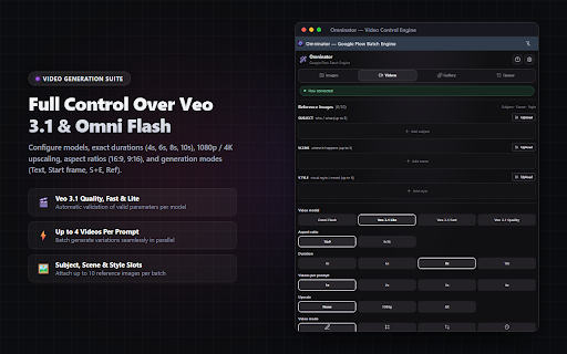 Omninator — Google Flow Batch Image And Video screenshot 2