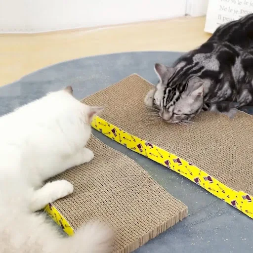 Cat Toys Pet Cat Scratching Board Corrugated Cardboard Pad Grinding Nails Interactive Protecting Furniture Cats Scratche