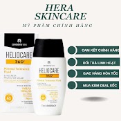 Kem Chống Nắng Heliocare Mineral Tolerence Fluid Dạng Hộp 50Ml