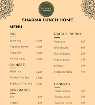 Sharma Lunch Home menu 8