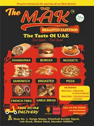 The Mak Broasted Fast Food menu 2