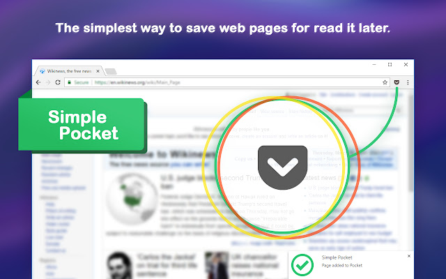 Simple Pocket chrome extension